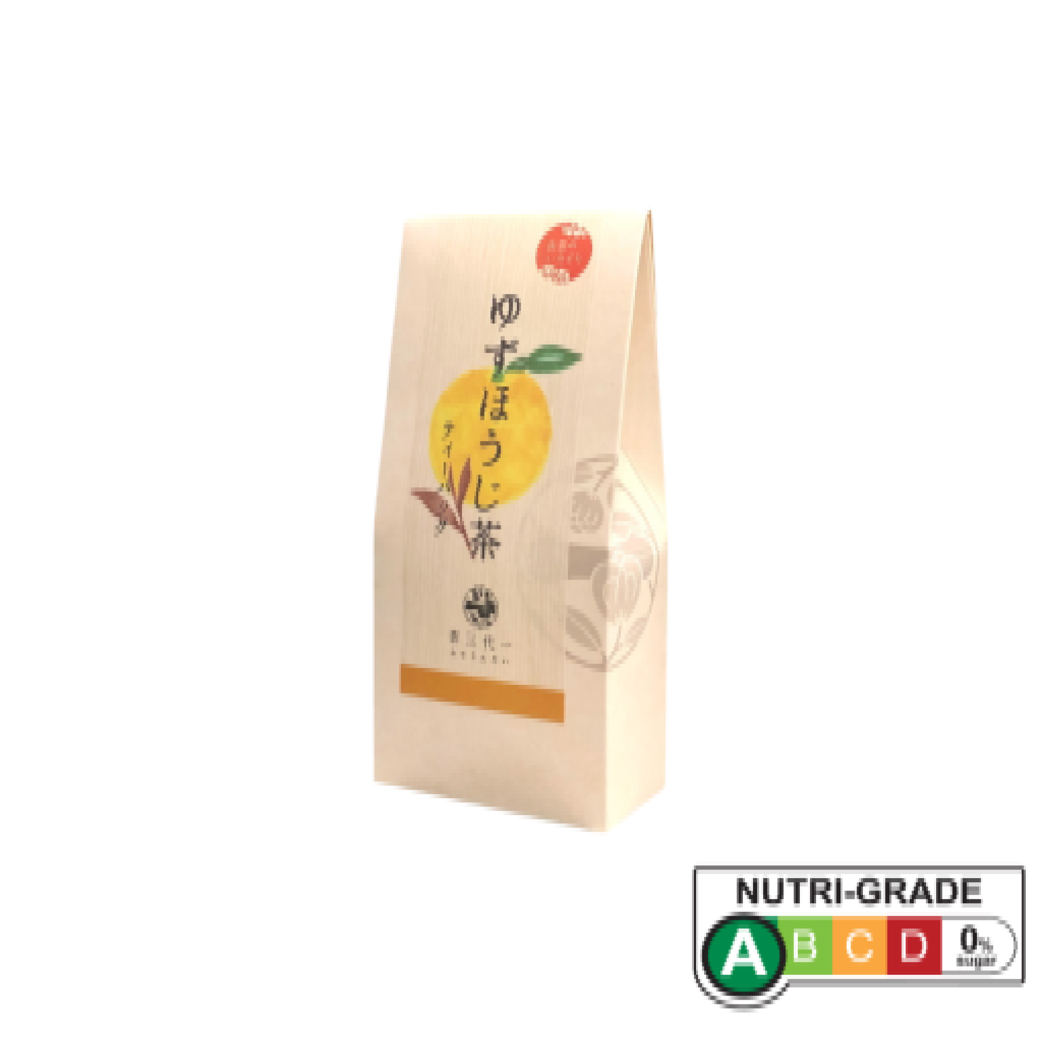 Hinode Tea Yuzu Houji Cha, Roasted Japanese Green Tea with Yuzu (Sugar