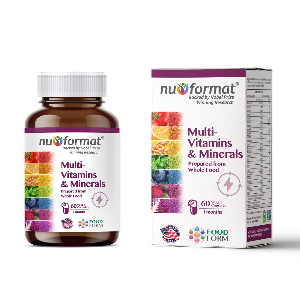 NUFORMAT Multivitamin & Minerals 60 Capsules Doctor Anywhere
