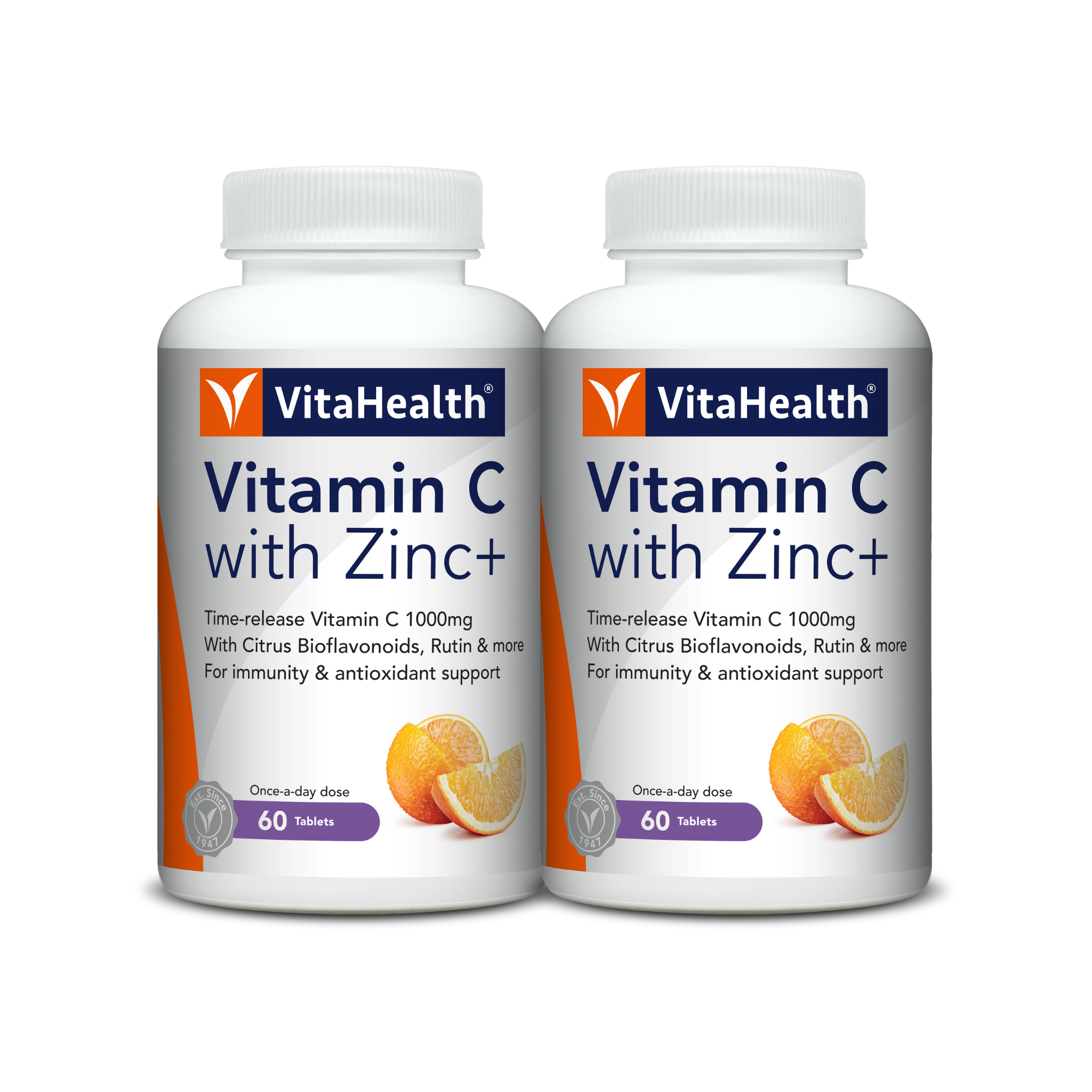 VitaHealth Vitamin C with Zinc+ 2x60s Doctor Anywhere Marketplace