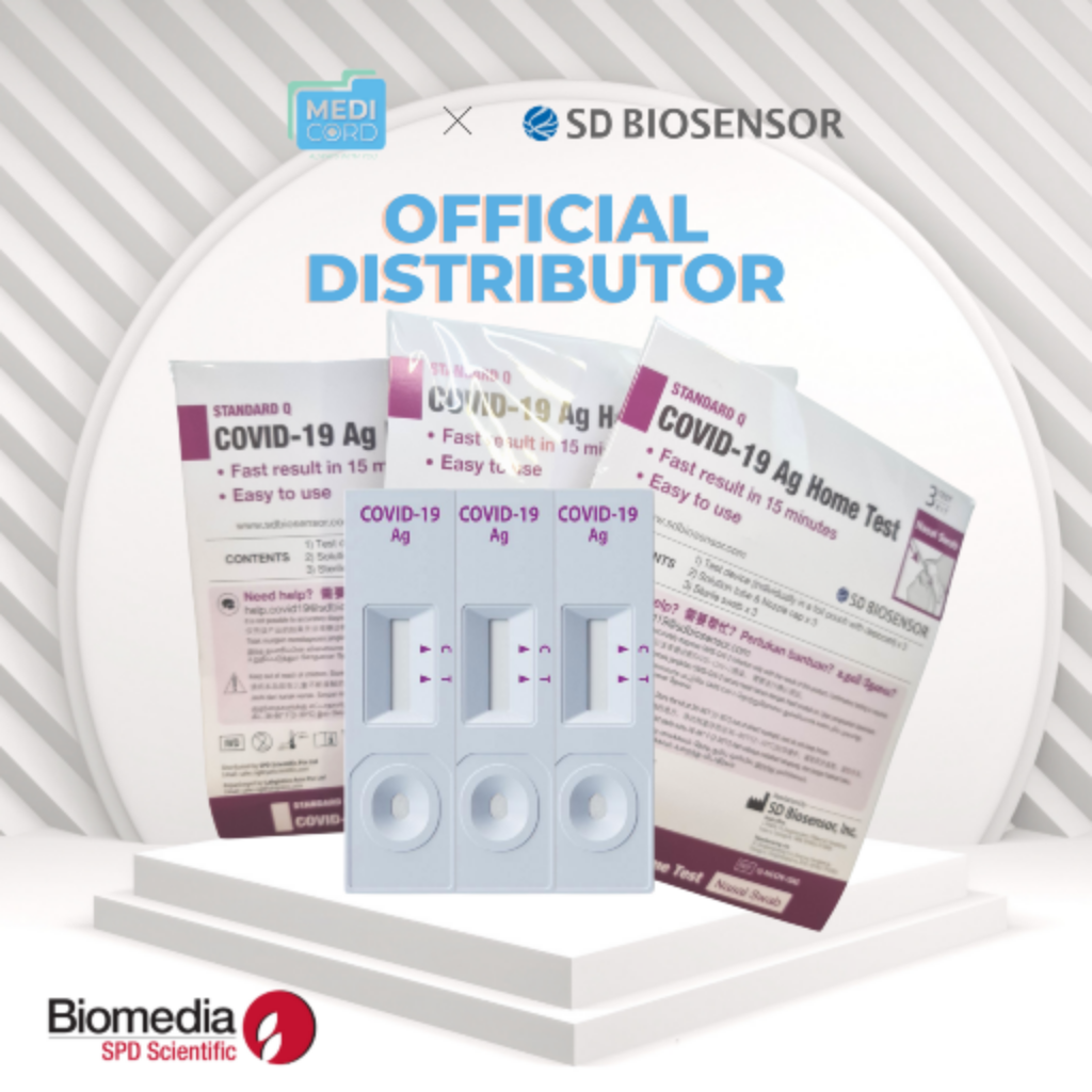 (9 Tests) SD Biosensor ART Kit Standard Q Covid19 Ag Self Test Home