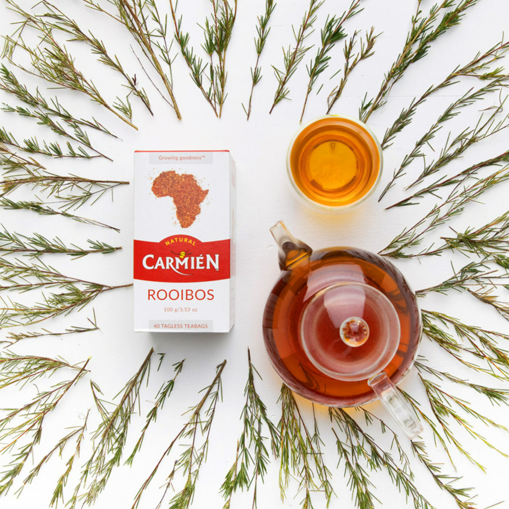CARMIEN BRAND NATURAL ROOIBOS TEA 40'S BEST SELLER (INFANTS CAN