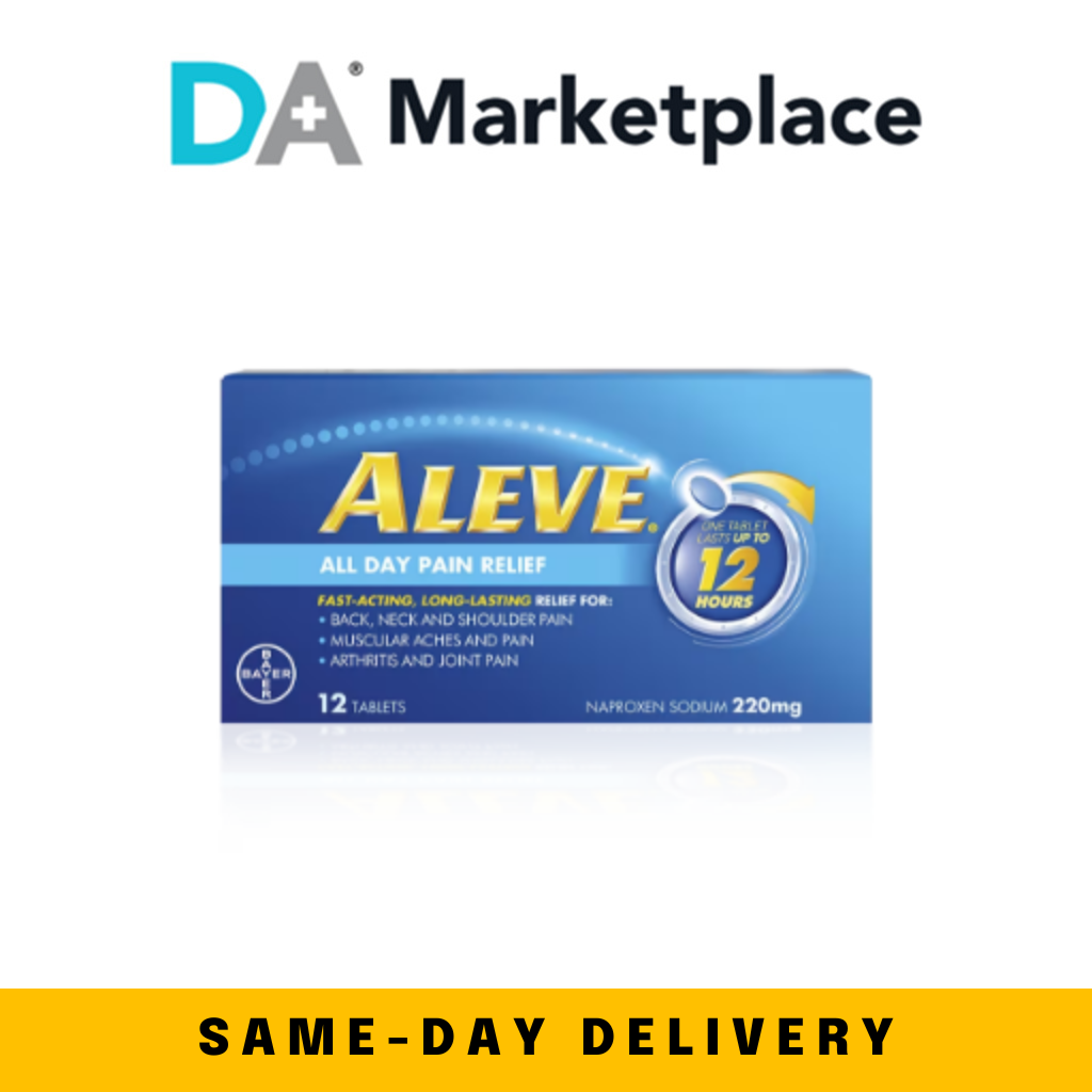 Aleve All Day Pain Relief Tablet 12’s