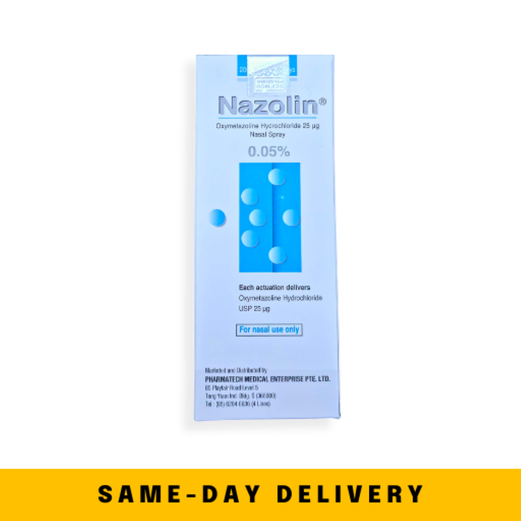 NAZOLIN [Oxymetazoline] 0.05% Nasal Spray 200D