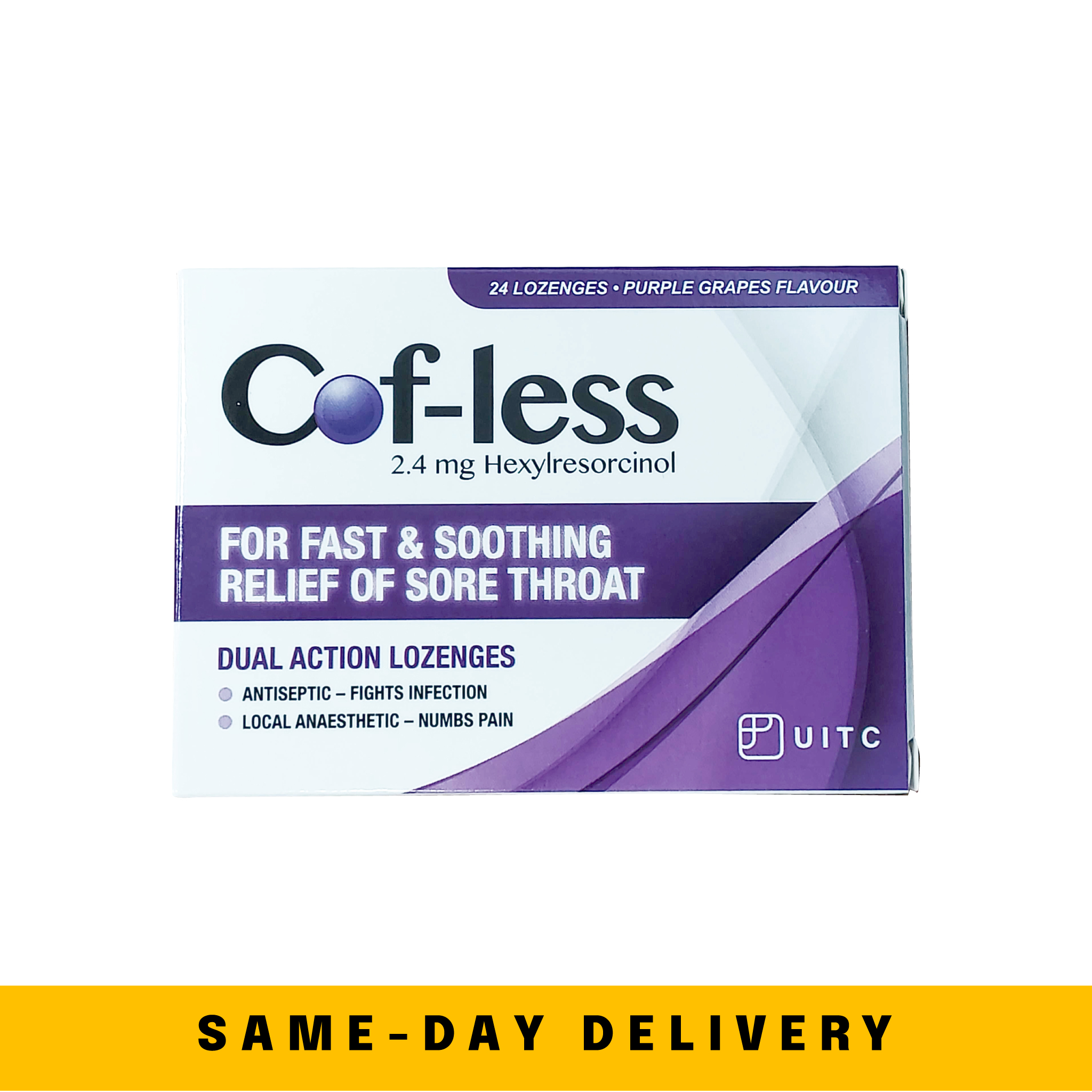 COF-LESS [Hexylresorcinol] 2.4mg Lozenge '24s