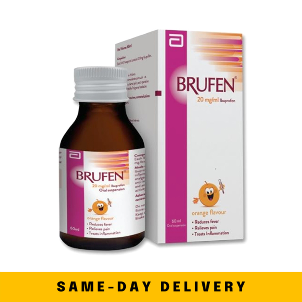 Brufen Oral Suspension 60ml (Bundle of 2)