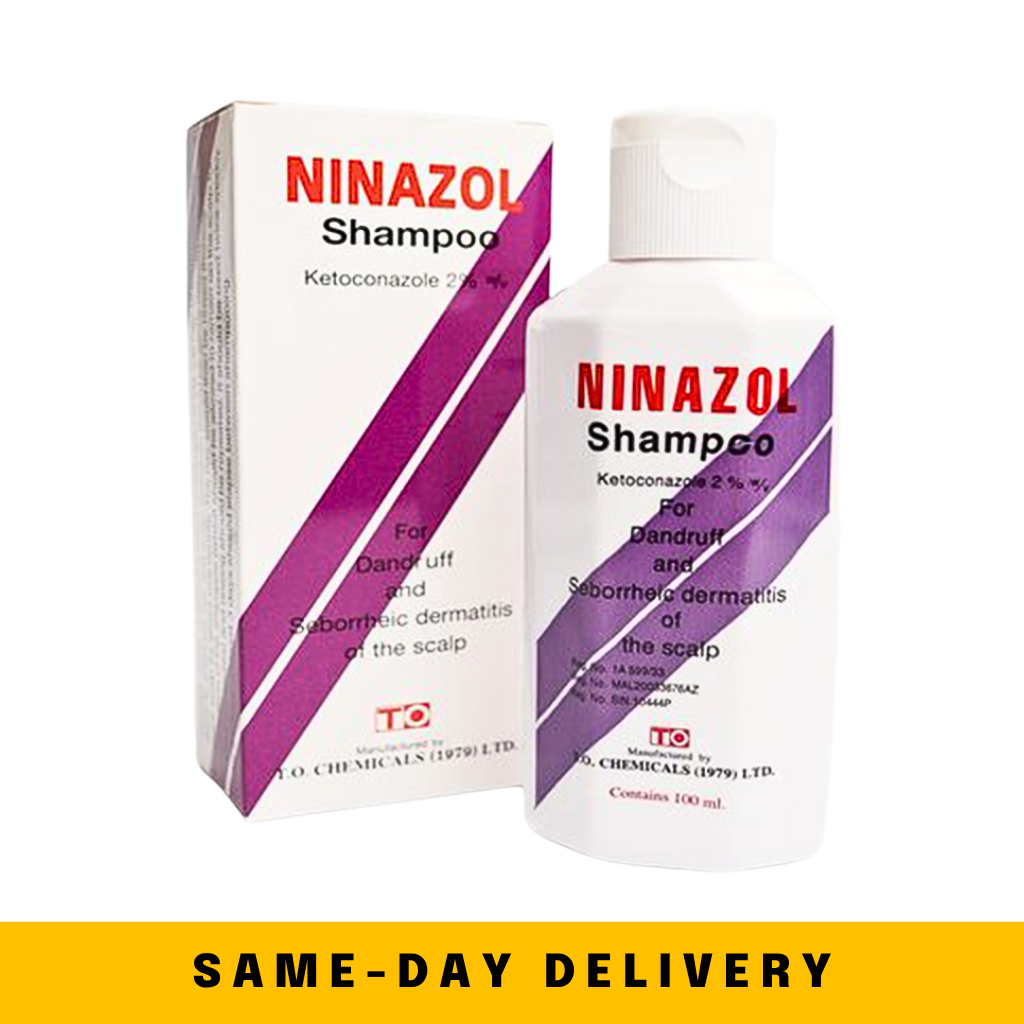 Ninazol Shampoo 100ml - 2 Bottles