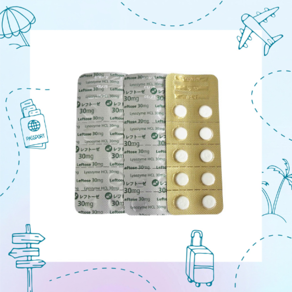 LEFTOSE [Lysozyme] 30mg Tablet '30s