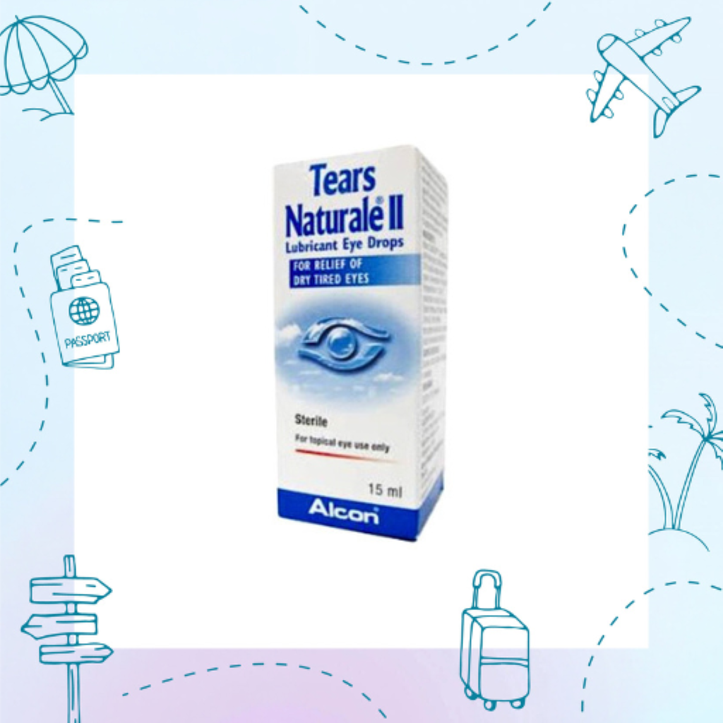 Tears Naturale II Eye Drops Solution 15ml - 2 Bottles