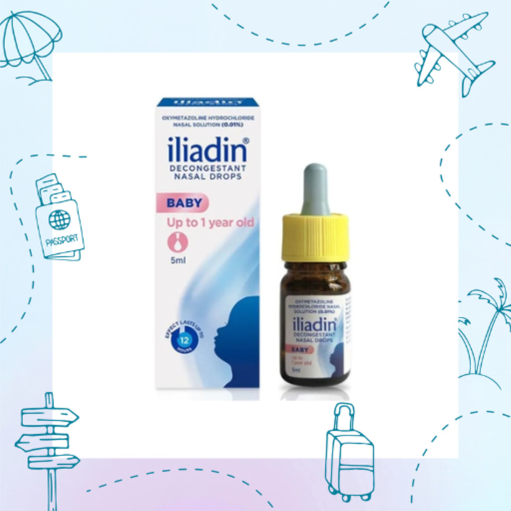 Iliadin Baby 0.01% Nasal Drops 5ml (Bundle of 2)