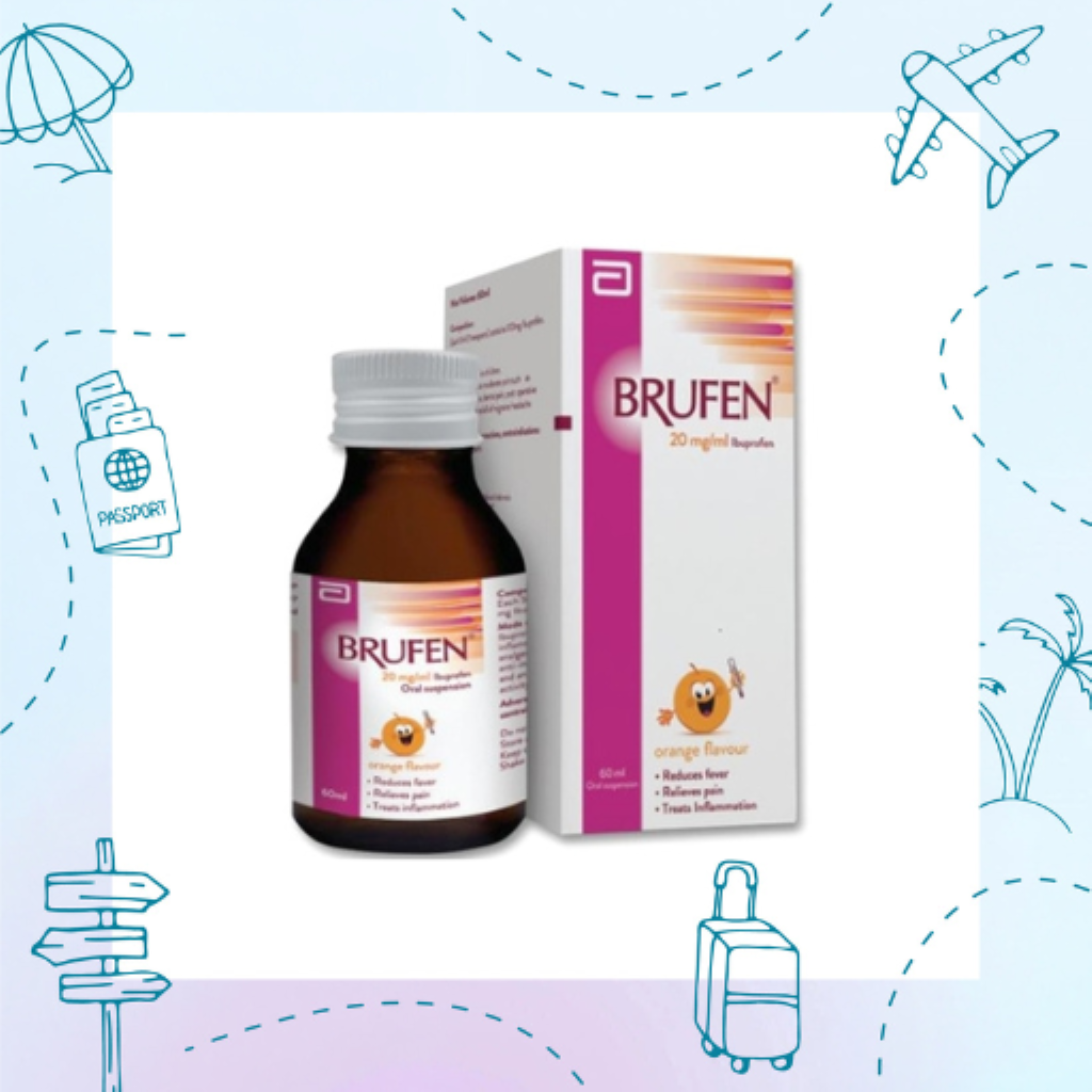 Brufen Oral Suspension 60ml (Bundle of 2)