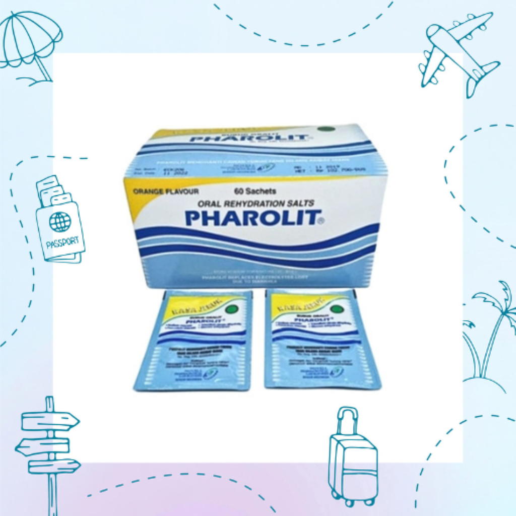 Pharolit Oral Rehydration Orange Flavor Salts 60's