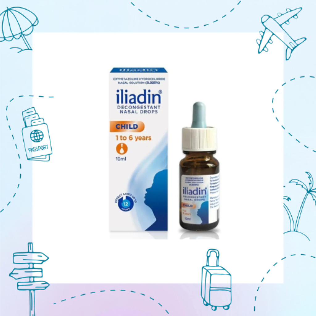 Iliadin Child 0.025% Nasal Drops 10ml (Bundle of 2)
