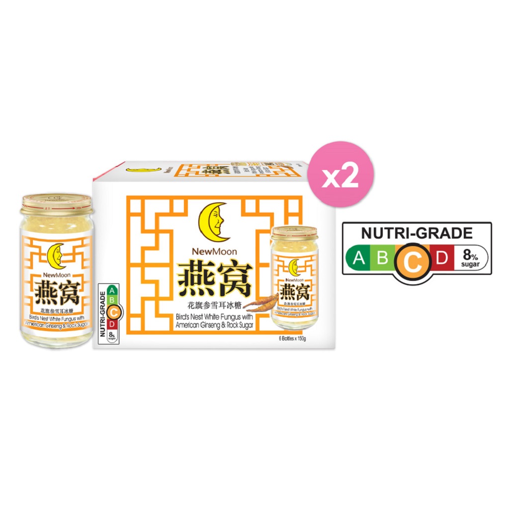 New Moon Bird's Nest with White Fungus Ginseng 6 x 150G [2 Boxes