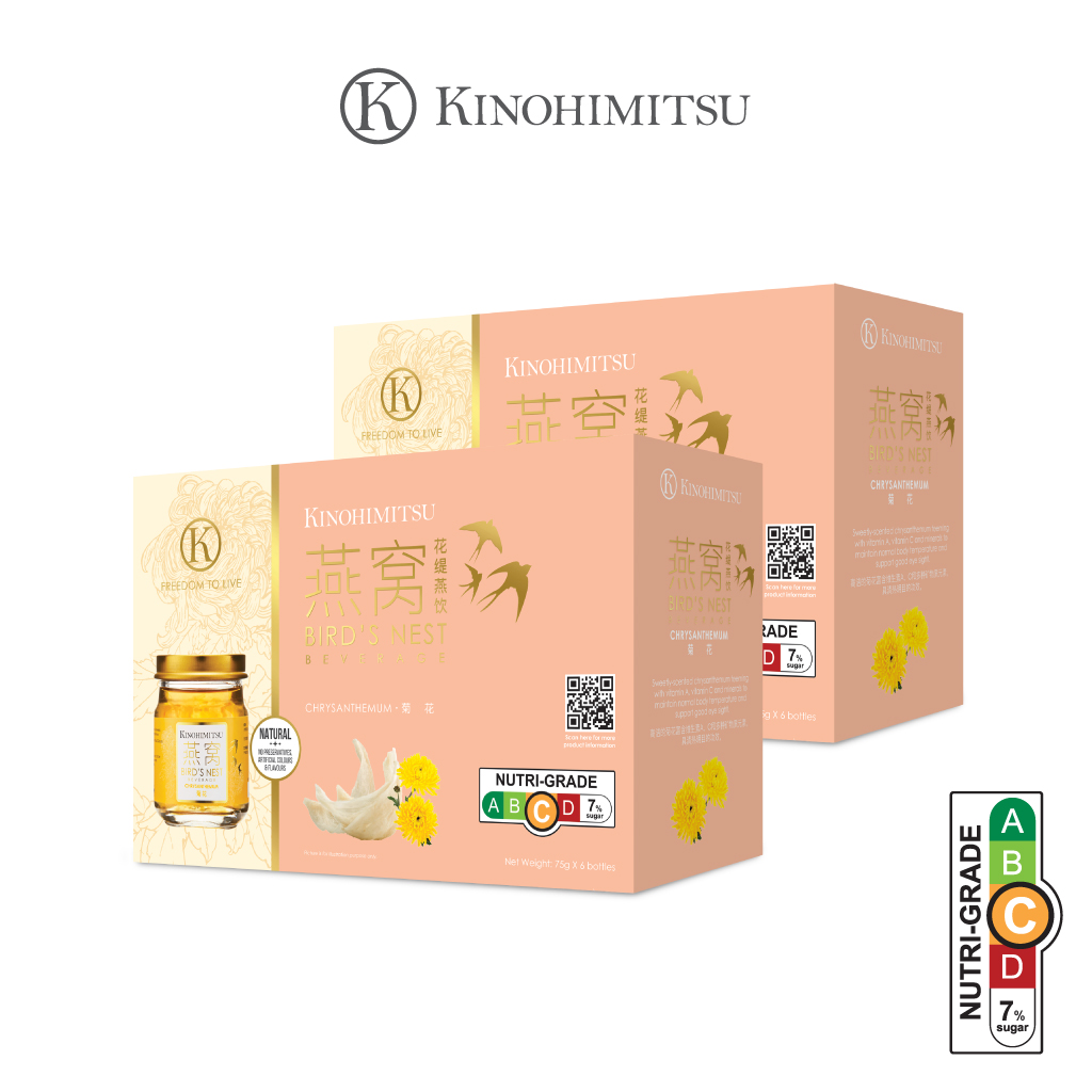 Kinohimitsu Bird's Nest with Chrysanthemum 6's [Bundle of 2] Doctor