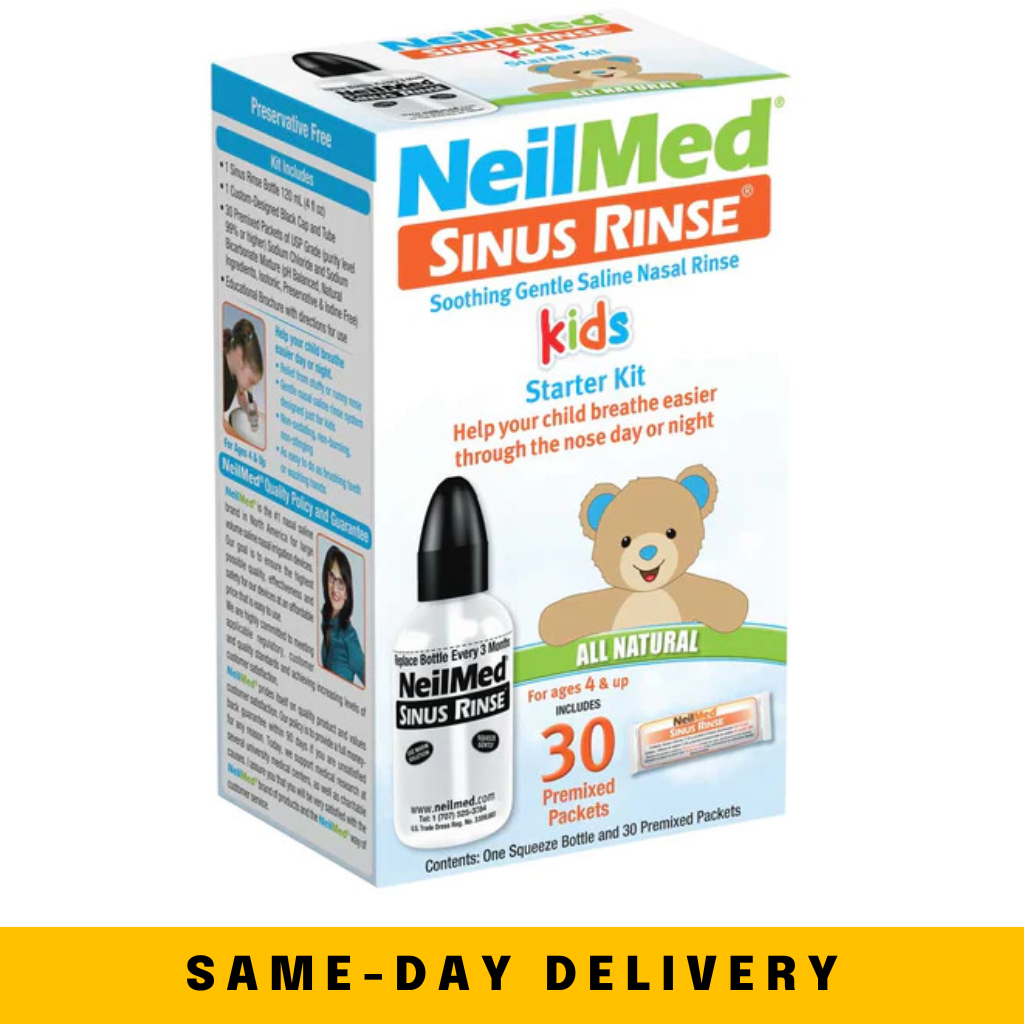 NEILMED Isotonic Sinus Starter Kit (Paediatric) 4oz, 30 Sachets