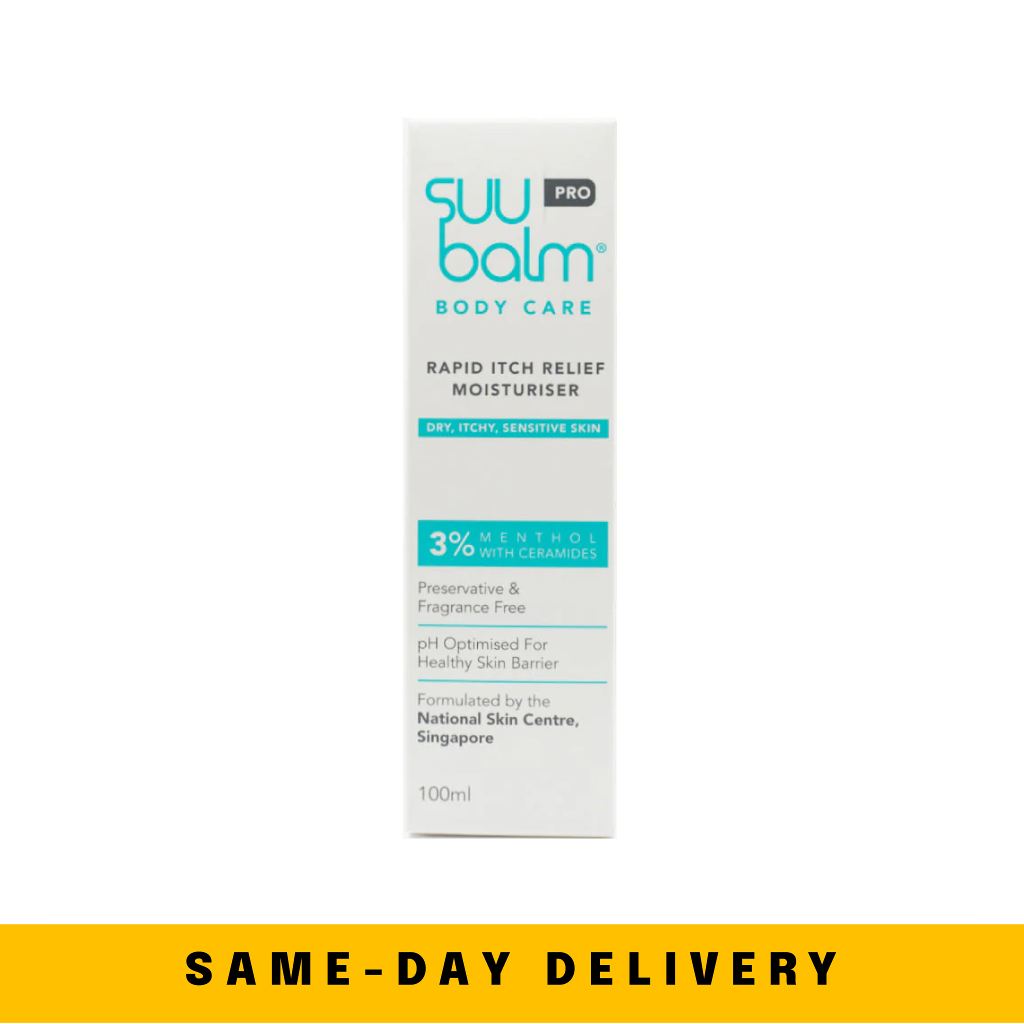 Suu Balm Pro 3% Rapid Itch Relief Moisturiser 100ml