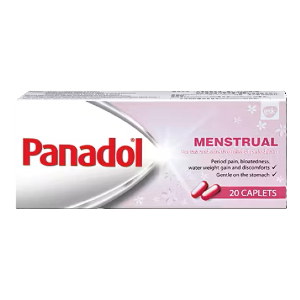 Panadol Menstrual [Paracetamol 500mg, Pamabrom 25mg] Tablet '20s