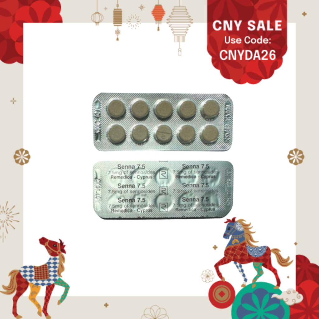 Senna Constipation 7.5mg Tablet