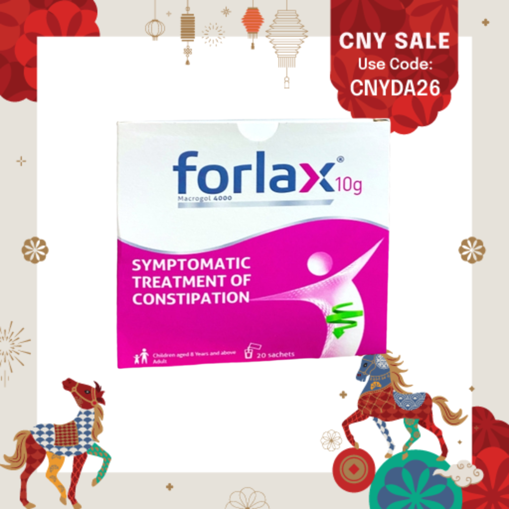 Forlax 10g Macrogol 4000 Sachets 20s